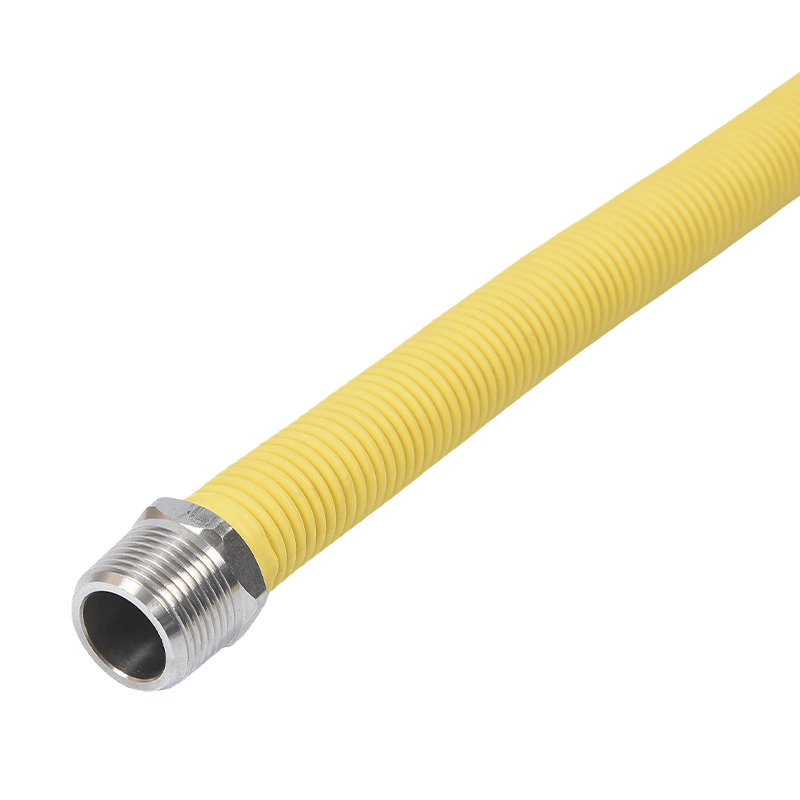 304 roestvrijstalen flexibele gegolfde PVC-buis